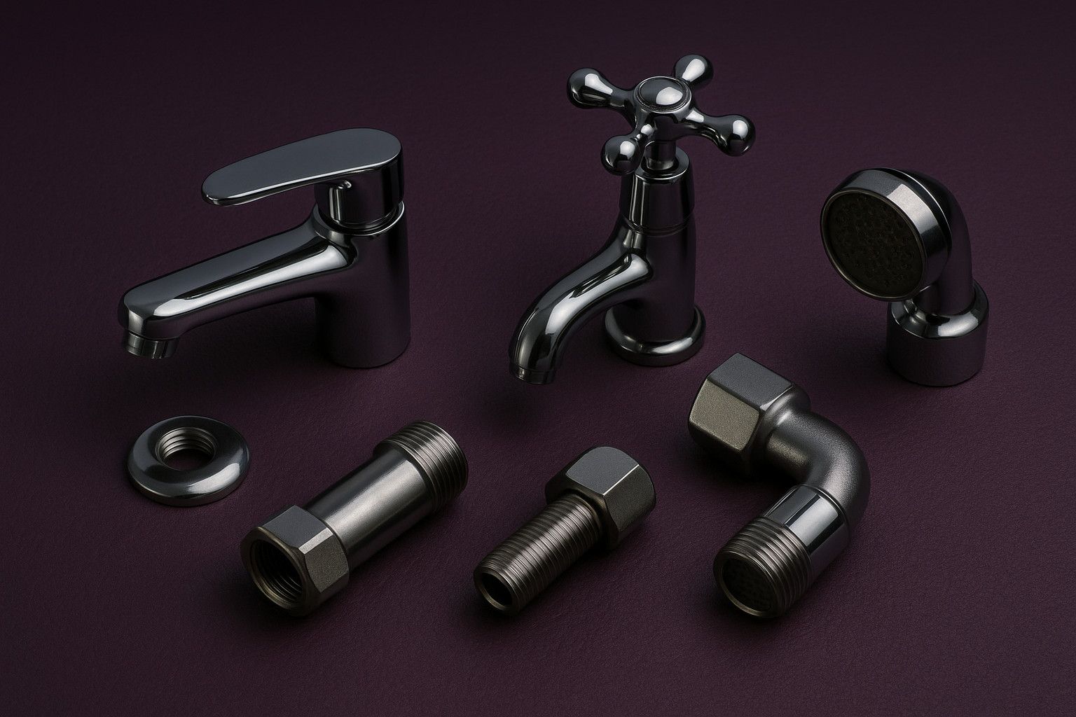 Premium brass faucets and taps for kitchen and bathroom